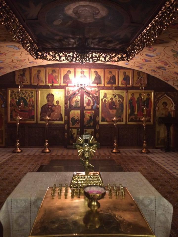Krypten under den russisk-ortodokse kirke i vilnius